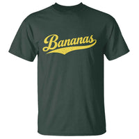 Bananas Retro Throwback Baseball Sport Lover T Shirt