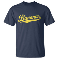 Bananas Retro Throwback Baseball Sport Lover T Shirt