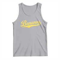 Bananas Retro Throwback Baseball Sport Lover Tank Top
