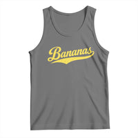 Bananas Retro Throwback Baseball Sport Lover Tank Top