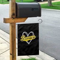 Bananas Vintage Heart Baseball Fan Game Day Garden Flag