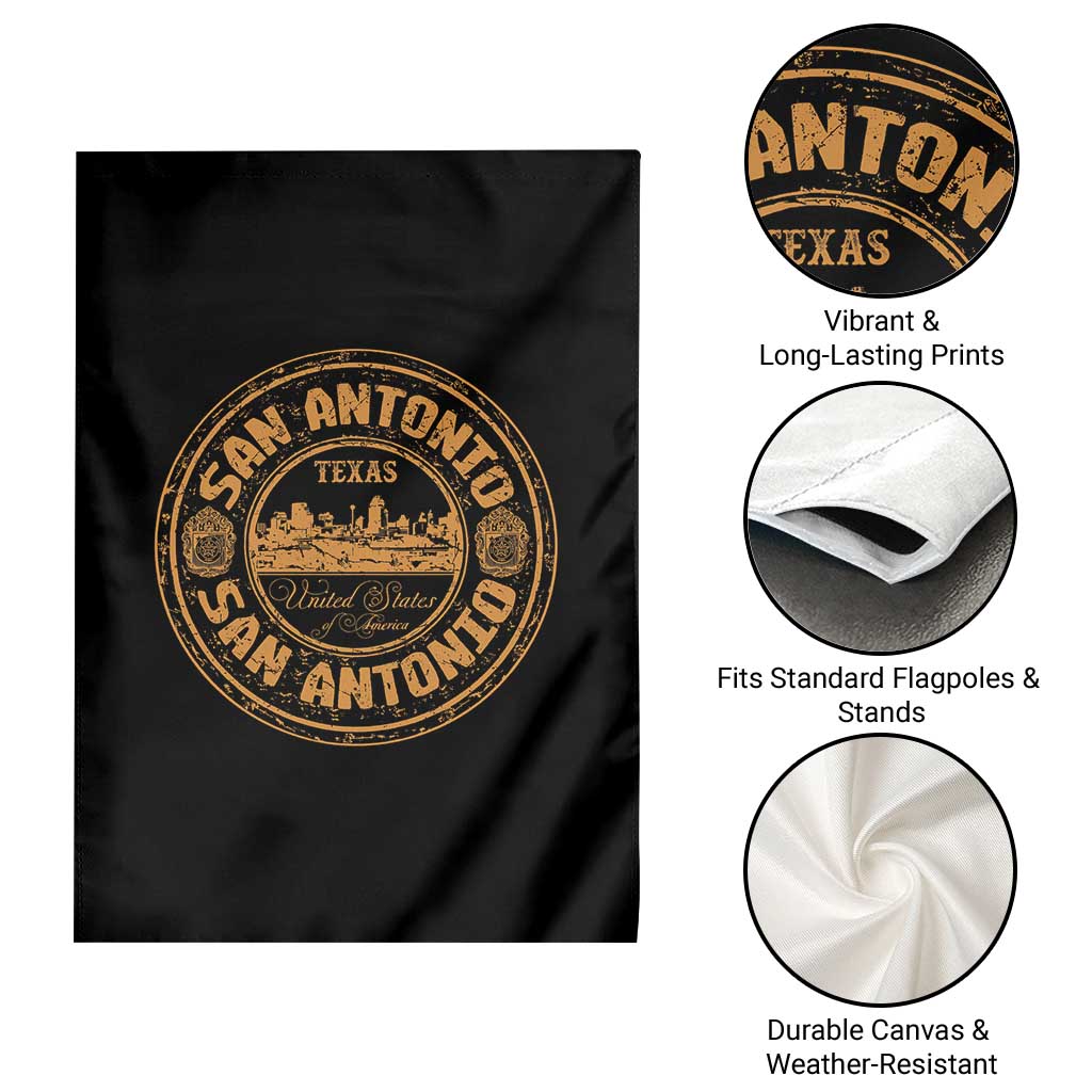 San Antonio Texas TX Vintage Souvenir Texan Pride Garden Flag