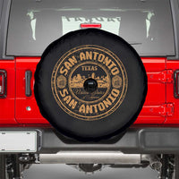 San Antonio Texas TX Vintage Souvenir Texan Pride Spare Tire Cover