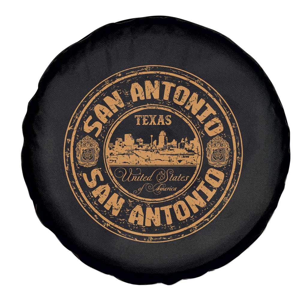 San Antonio Texas TX Vintage Souvenir Texan Pride Spare Tire Cover