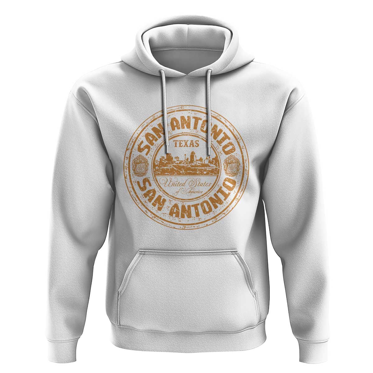 San Antonio Texas TX Vintage Souvenir Texan Pride Hoodie