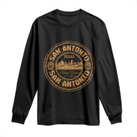 San Antonio Texas TX Vintage Souvenir Texan Pride Long Sleeve Shirt