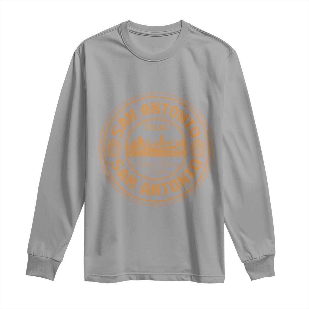 San Antonio Texas TX Vintage Souvenir Texan Pride Long Sleeve Shirt