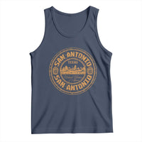 San Antonio Texas TX Vintage Souvenir Texan Pride Tank Top