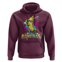 Funny Bananas Baseball Drip Ice Cream Sports Splatter Hoodie