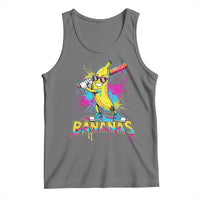 Funny Bananas Baseball Drip Ice Cream Sports Splatter Tank Top