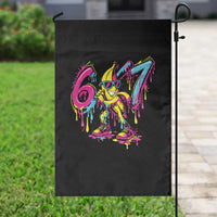 Funny 67 Banana Baseball Drip Ice Cream Six Seven Meme Garden Flag