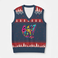 Funny 67 Banana Baseball Drip Ice Cream Six Seven Meme V-Neck Knit Sweater Vest