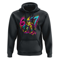 Funny 67 Banana Baseball Drip Ice Cream Six Seven Meme Hoodie