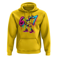 Funny 67 Banana Baseball Drip Ice Cream Six Seven Meme Hoodie