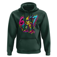 Funny 67 Banana Baseball Drip Ice Cream Six Seven Meme Hoodie
