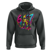 Funny 67 Banana Baseball Drip Ice Cream Six Seven Meme Hoodie