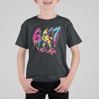 Funny 67 Banana Baseball Drip Ice Cream Six Seven Meme T Shirt For Kid