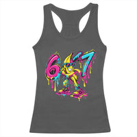 Funny 67 Banana Baseball Drip Ice Cream Six Seven Meme Racerback Tank Top