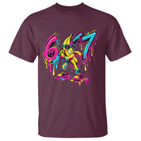 Funny 67 Banana Baseball Drip Ice Cream Six Seven Meme T Shirt