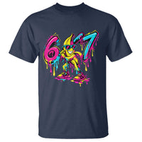 Funny 67 Banana Baseball Drip Ice Cream Six Seven Meme T Shirt