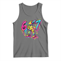 Funny 67 Banana Baseball Drip Ice Cream Six Seven Meme Tank Top