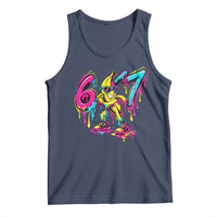 Funny 67 Banana Baseball Drip Ice Cream Six Seven Meme Tank Top