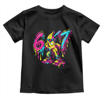 Funny 67 Banana Baseball Drip Ice Cream Six Seven Meme Toddler T Shirt