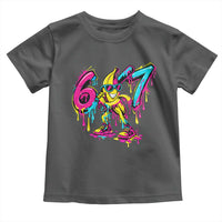 Funny 67 Banana Baseball Drip Ice Cream Six Seven Meme Toddler T Shirt