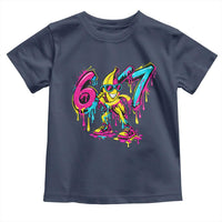 Funny 67 Banana Baseball Drip Ice Cream Six Seven Meme Toddler T Shirt