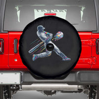Ice Cream Baseball Player Dripping Game Day Spare Tire Cover