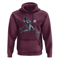 Ice Cream Baseball Player Dripping Game Day Hoodie