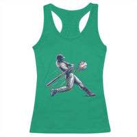 Ice Cream Baseball Player Dripping Game Day Racerback Tank Top