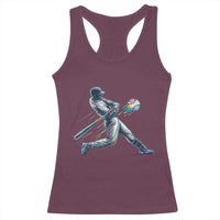 Ice Cream Baseball Player Dripping Game Day Racerback Tank Top