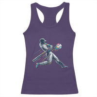 Ice Cream Baseball Player Dripping Game Day Racerback Tank Top