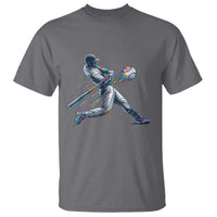 Ice Cream Baseball Player Dripping Game Day T Shirt