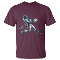 Ice Cream Baseball Player Dripping Game Day T Shirt