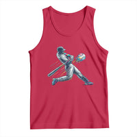 Ice Cream Baseball Player Dripping Game Day Tank Top