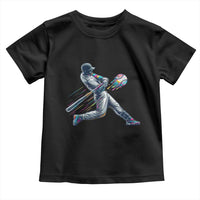 Ice Cream Baseball Player Dripping Game Day Toddler T Shirt
