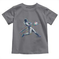 Ice Cream Baseball Player Dripping Game Day Toddler T Shirt