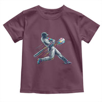 Ice Cream Baseball Player Dripping Game Day Toddler T Shirt