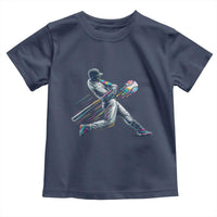 Ice Cream Baseball Player Dripping Game Day Toddler T Shirt