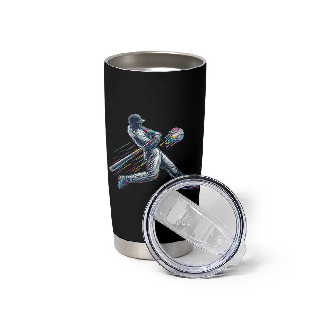 Ice Cream Baseball Player Dripping Game Day Tumbler Cup