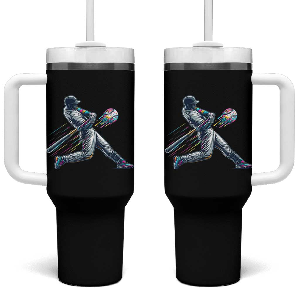 Ice Cream Baseball Player Dripping Game Day Tumbler With Handle