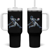 Ice Cream Baseball Player Dripping Game Day Tumbler With Handle