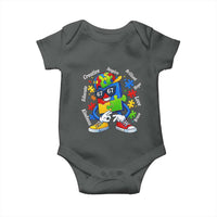 Funny 67 Autism Awareness Baby Onesie Six Seven Puzzle Meme Creative Brilliant Hope Love Kindness