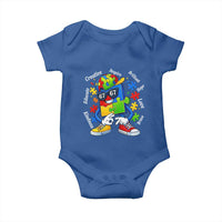 Funny 67 Autism Awareness Baby Onesie Six Seven Puzzle Meme Creative Brilliant Hope Love Kindness