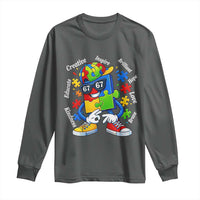 Funny 67 Autism Awareness Long Sleeve Shirt Six Seven Puzzle Meme Creative Brilliant Hope Love Kindness