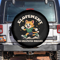 Elopement The Unexpected Workout Spare Tire Cover Autism Neurodiversity Cat