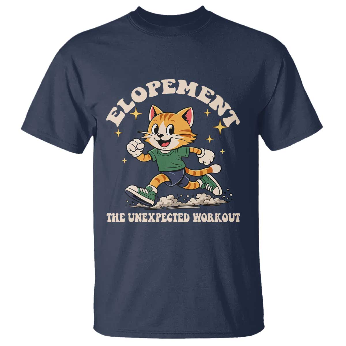 Elopement The Unexpected Workout T Shirt Autism Neurodiversity Cat