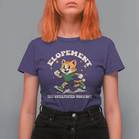 Elopement The Unexpected Workout T Shirt For Women Autism Neurodiversity Cat